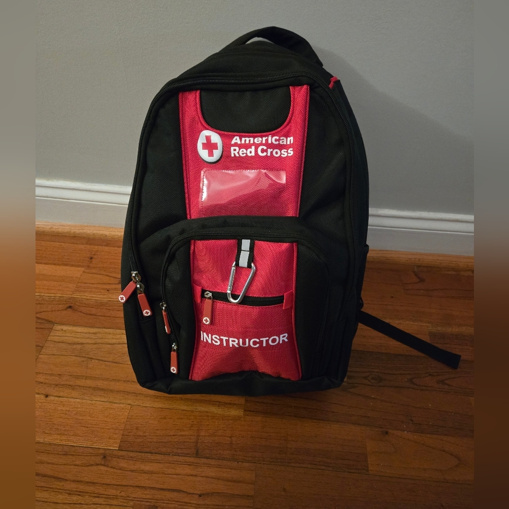 Black and Red Instructor Backpack